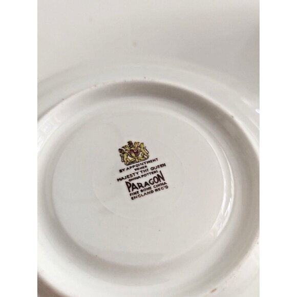 Paragon Warranted Wedding Anniversary Teacup and Saucer For Better, For Worse - Picture 12 of 13